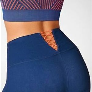 Fabletics set. Ribbed high-waist . Size small